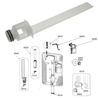 Piletta estraibile Monolith CB305023