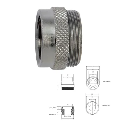 Riduzione cromata F18/1xM22/1 455800OCF18XM22