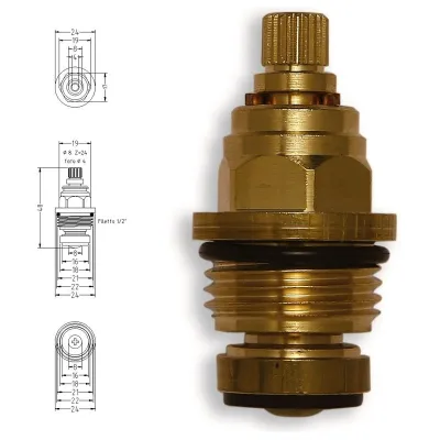 Vitone 1/2" broccia-asta 8x24 802300OL8X24