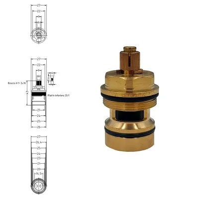 Vitone ceramico "Dualux" Ideal Standard - acqua fredda 816000OLISDF