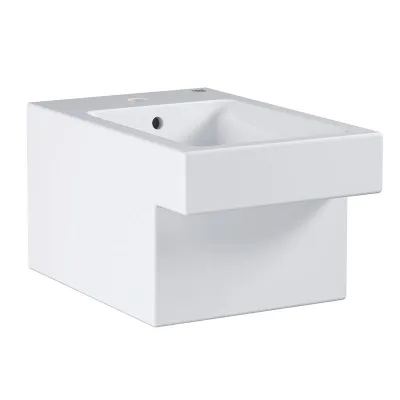 Grohe Cube Ceramic - Bidet sospeso con troppopieno, PureGuard, bianco alpino 3948600H