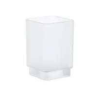 Grohe Selection Cube Bicchiere, bianco satinato 40783000