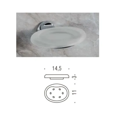 Colombo Design Melo' porta sapone per colonna B1201C