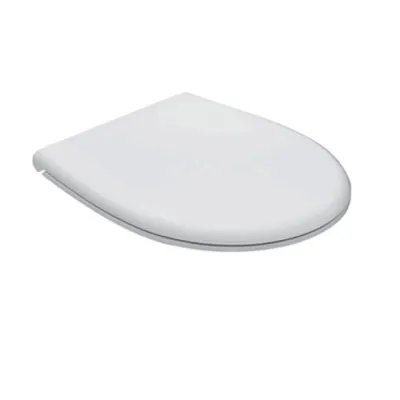 Bowl+ sedile, cm. 55x38 con fissaggio rapido, bianco lucido BPR19BI