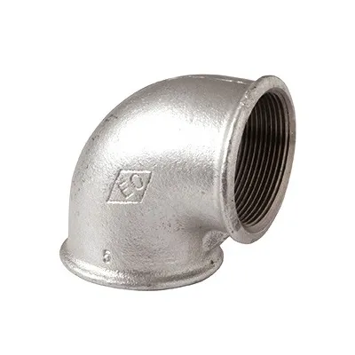 90 - Curca a gomito 90° FF 3/4" in ghisa zincata 09025004