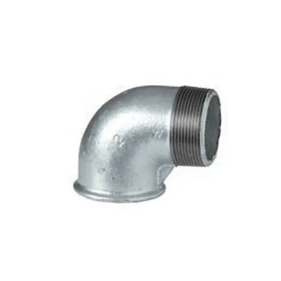 92 - Curca a gomito 90° MF 1/4" in ghisa zincata 09205001