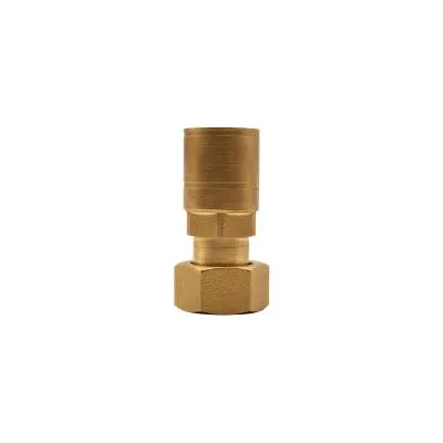 Raccordo a pressare con girello in ottone DN15 x 1" per tubo AISI304-AISI316L A03-0005-06633