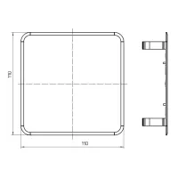 Placca di copertura HL0138.2E