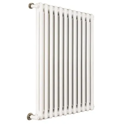 Ardesia radiatore tubolare 2 colonne 10 elementi h.900 - colore bianco RAL9016 - completo di tappo cieco e riduzioni da 3/8" 3541700029081