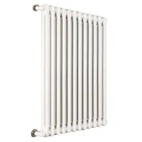 Ardesia radiatore tubolare 2 colonne 13 elementi h.750 - colore bianco RAL9016 - completo di tappo cieco e riduzioni da 1/2" AR2130750002R02