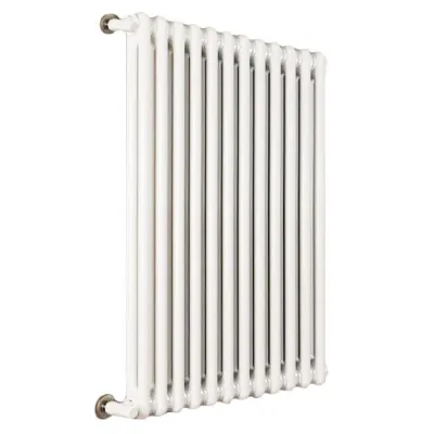 Ardesia radiatore tubolare 2 colonne 13 elementi h.750 - colore bianco RAL9016 - completo di tappo cieco e riduzioni da 1/2" AR2130750002R02