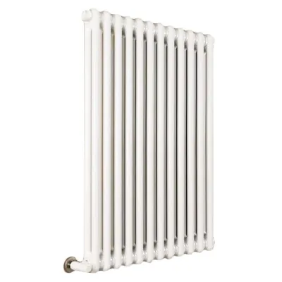 Ardesia radiatore tubolare 2 colonne 16 elementi h.750 - colore bianco RAL9016 - Allacciamento dal basso 3541700049946