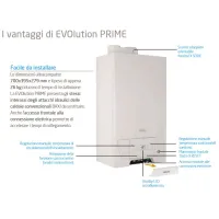 Baxi EVOlution PRIME 26 Caldaia a condensazione murale per riscaldamento e produzione istantanea di ACS A7715732