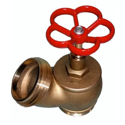 Art. 5 Rubinetto Idrante presa a muro ottone attacco maschio 2" Gas - uscita maschio UNI DN70 - UNI810 0005.005