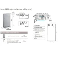 Baxi LUNA IN Plus 26 Caldaia a condensazione murale per riscaldamento e produzione istantanea di ACS da esterno A7736264