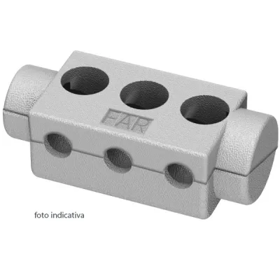 9306 - Guscio di protezione anticondensa per collettori MULTIFAR interasse 45mm - Misura 3/4" - 2 derivazioni 9306 3402