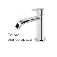 Iko Miscelatore lavabo con scarico - colore bianco opaco IKO1S CW