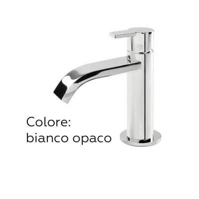 Iko Miscelatore lavabo con scarico - colore bianco opaco IKO1S CW