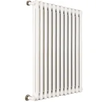 Ardesia radiatore tubolare 2 colonne elementi 16 h.1000 - colore bianco RAL9016 - completo di tappo cieco e riduzioni da 1/2" 3541700062062