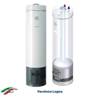 Scaldabagno scaldacqua a legna mod. LG 80 litri (versione solo legna) 161170