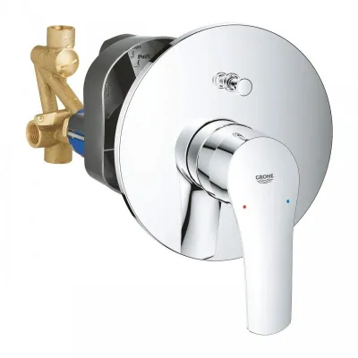 Grohe Eurosmart miscelatore vasca/doccia incasso cromo con deviatore 33305003