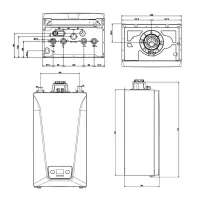 Baxi LUNA CLASSIC 24 Caldaia a condensazione murale per riscaldamento e produzione istantanea di ACS A7795899