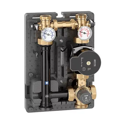 Gruppo di regolazione termostatica per impianti di riscaldamento, DN 25. Con coibentazione. Misura 1" - Tipologia pompa: EVOSTA2 70/130 166600HE5