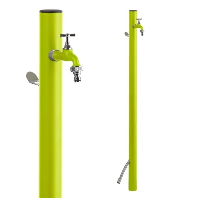 AquaPoint Loop Underground colonnina tonda colore verde pastello h. 120 cm 00409VP