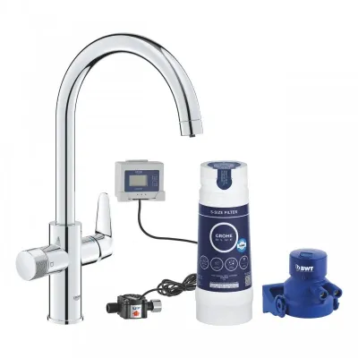 GROHE Blue Pure BauCurve Starter kit con filtro a 5 fasi taglia S 30581000