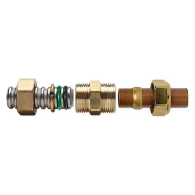 Niples raccordo innesto rapido unione RAME DE18 / CSST DN15 per tubo AISI304-AISI316L A03-0001-01725