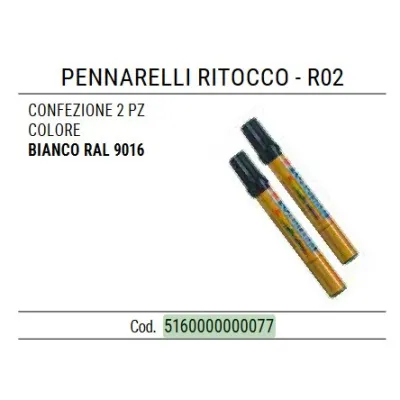 5160 - Pennarello per ritocco RAL 9016 - conf. 2 Ppz 5160000000077