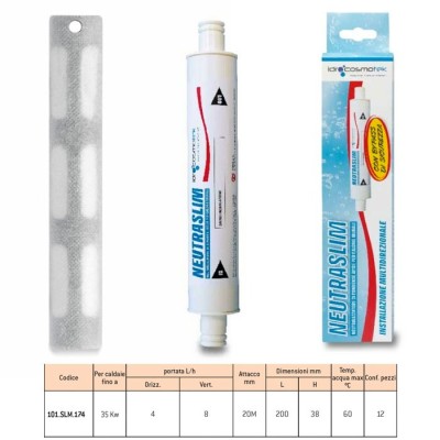 NEUTRASLIM neutralizzatore di condensa acida, uso tecnico per caldaie a condensazione 101.SLM.174