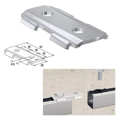 SV 31 Piastra di congiungimento - Elemento di connessione tra profili SV 31 00538641