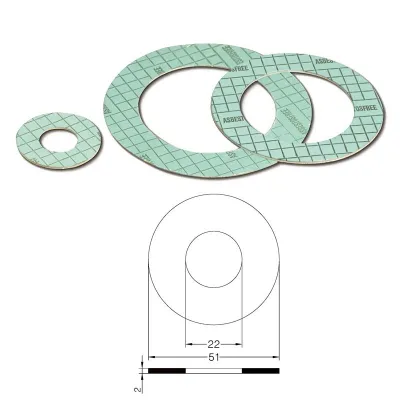 Guarnizione per flange PN 10/16 DN 15 asbestosfree mm.2 102700AV15