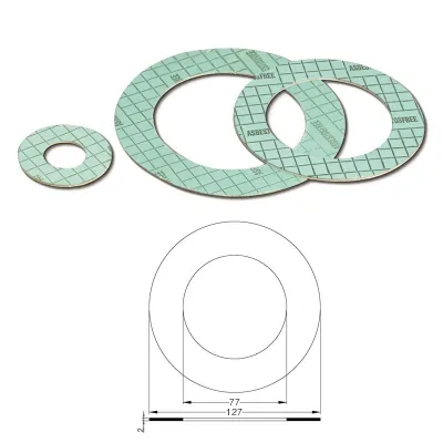 Guarnizione per flange PN 10/16 DN 65 asbestosfree mm.2 102700AV65