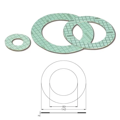 Guarnizione per flange PN 10/16 DN 80 asbestosfree mm.2 102700AV80