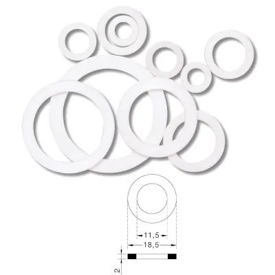 Guarnizione in ptfe per raccordi da 1/2" 101500PF1/2