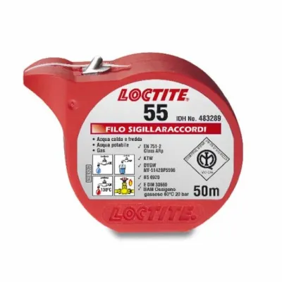 Loctite 55 in blister 50 mt filo sigillaraccordi 00540