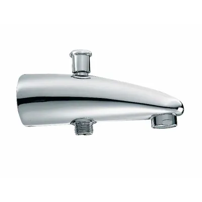 Bocca cm 18 con aeratore e deviatore att. flessibile 1/2" M - attacco a muro 3/4" F GAS E75000000030001