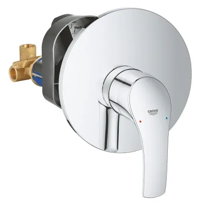 Eurosmart miscelatore monocomando per doccia - Pannello per doccia con corpo incasso (19451002), GROHE SilkMove, GROHE QuickFix 33556002