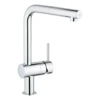 Grohe Minta miscelatore monocomando lavello con doccetta monogetto estraibile finitura cromo 32168000