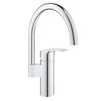 Grohe Eurosmart miscelatore lavello cromo con bocca alta girevole, monoforo 33202003