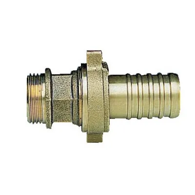 Raccordo diritto 1/2" x 15 per pompa tipo excelsior, sabbiato E0166S67