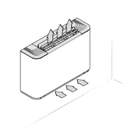 Aermec FCZ U Ventilconvettore per impianto 2 tubi, universale con mobile, griglia orientabile, installazione orizzontale/verticale (batteria principale standard) senza comando a bordo - compatibile con sistema VMF FCZ200U