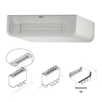 Aermec FCZ 300 U Ventilconvettore per impianto 2 tubi, universale con mobile, griglia orientabile, installazione orizzontale/verticale (batteria principale standard) senza comando a bordo - compatibile con sistema VMF FCZ300U