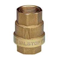 VALSTOP 1/2" Valvola di ritegno a due femmine passaggio totale, con guarnizione NBR, sabbiata H0151S04