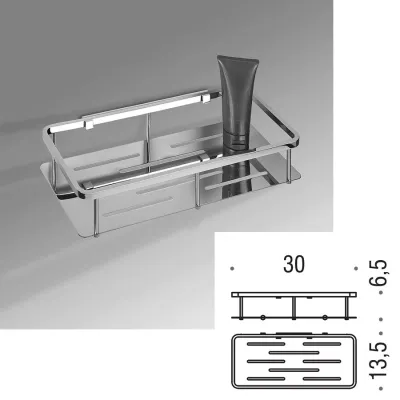 Colombo Design Angolare rettangolare sganciabile per box doccia, finitura cromo B96400CR