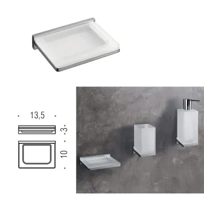 Colombo Design LOOK porta sapone, finitura cromo B16010CR-VAN