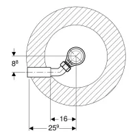 Sifone doccia ribassato diametro 60 mm 150.689.21.1