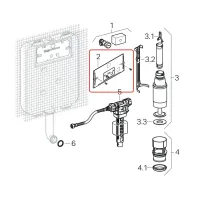 Kit di sostituzione per placca di comando 240.028.00.1